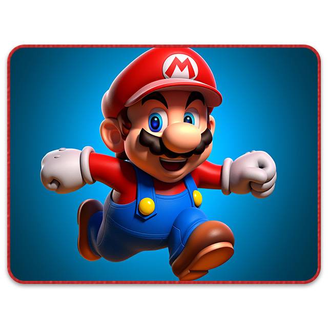 Mouse Pad (320mm x 245mm) : Mario 01