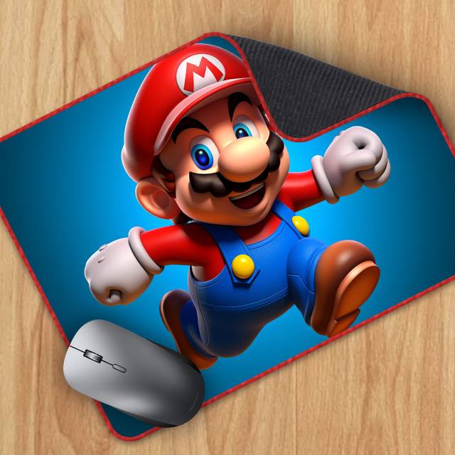 Mouse Pad (320mm x 245mm) : Mario 01