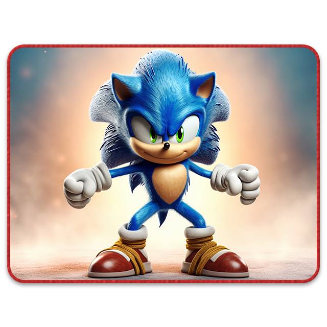 Mouse Pad (320mm x 245mm) : Sonic 01