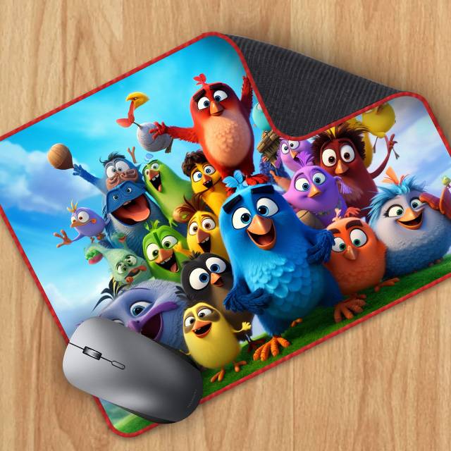 Mouse Pad (320mm x 245mm) : Angry Birds 01