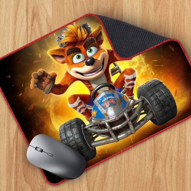 Mouse Pad (320mm x 245mm) : Crash 01