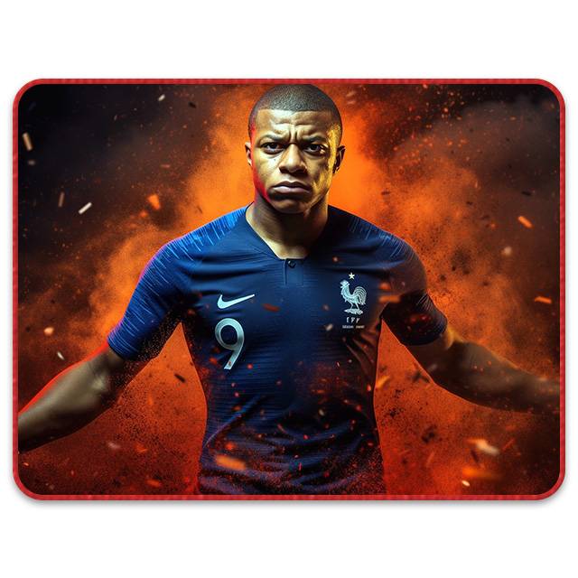 Mouse Pad (320mm x 245mm) : Mbappe 01