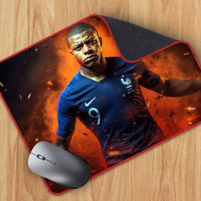 Mouse Pad (320mm x 245mm) : Mbappe 01