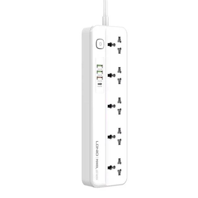 Ldnio (5-Outlets / 4-USB) 2500W Power Strip [SC5415]