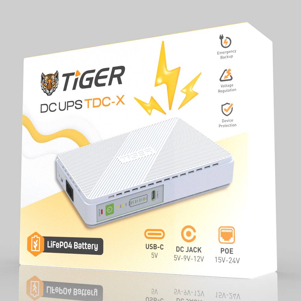 Tiger 18W DC UPS [TDC-X]