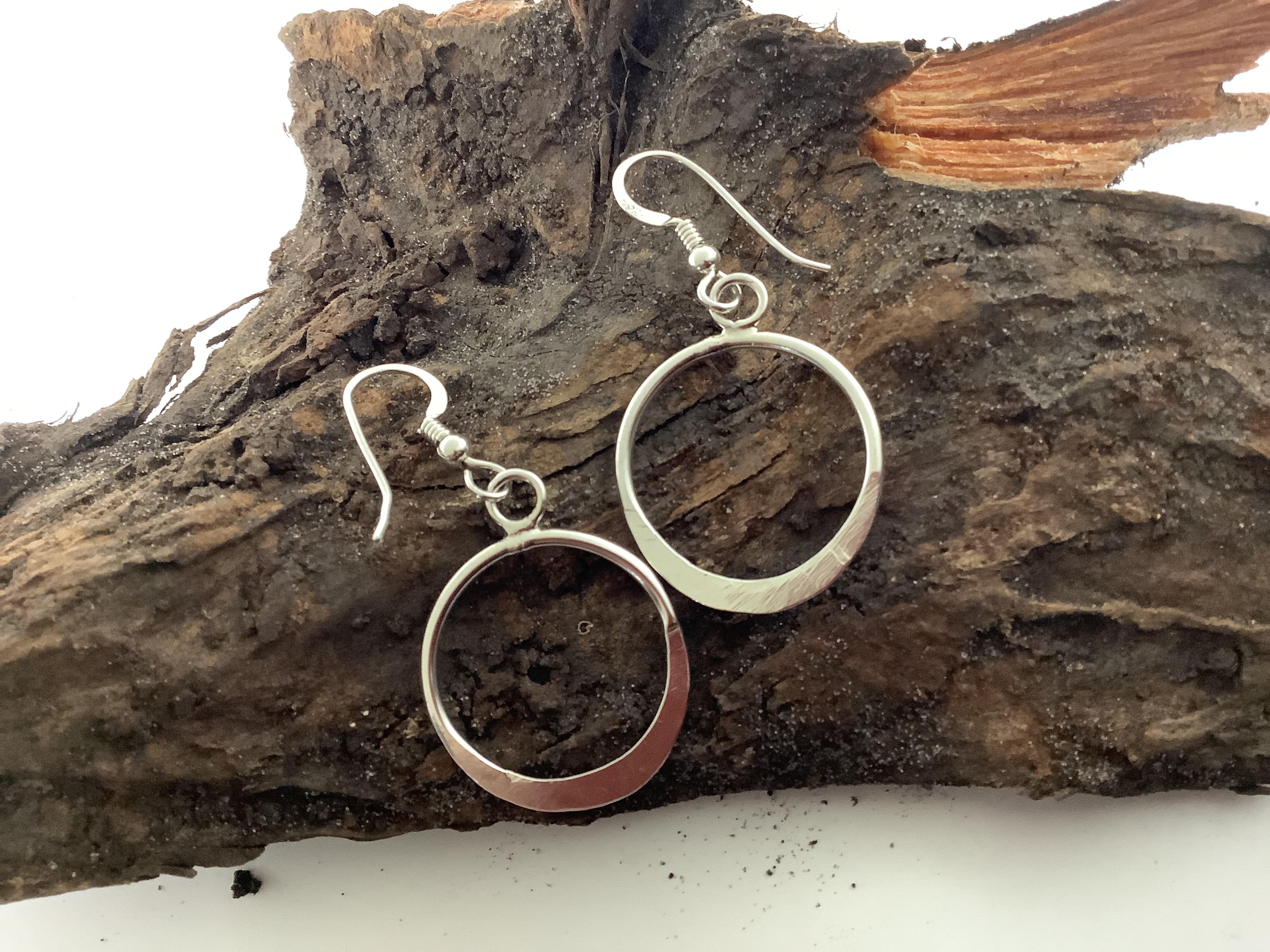Silver Hoop Earrings
