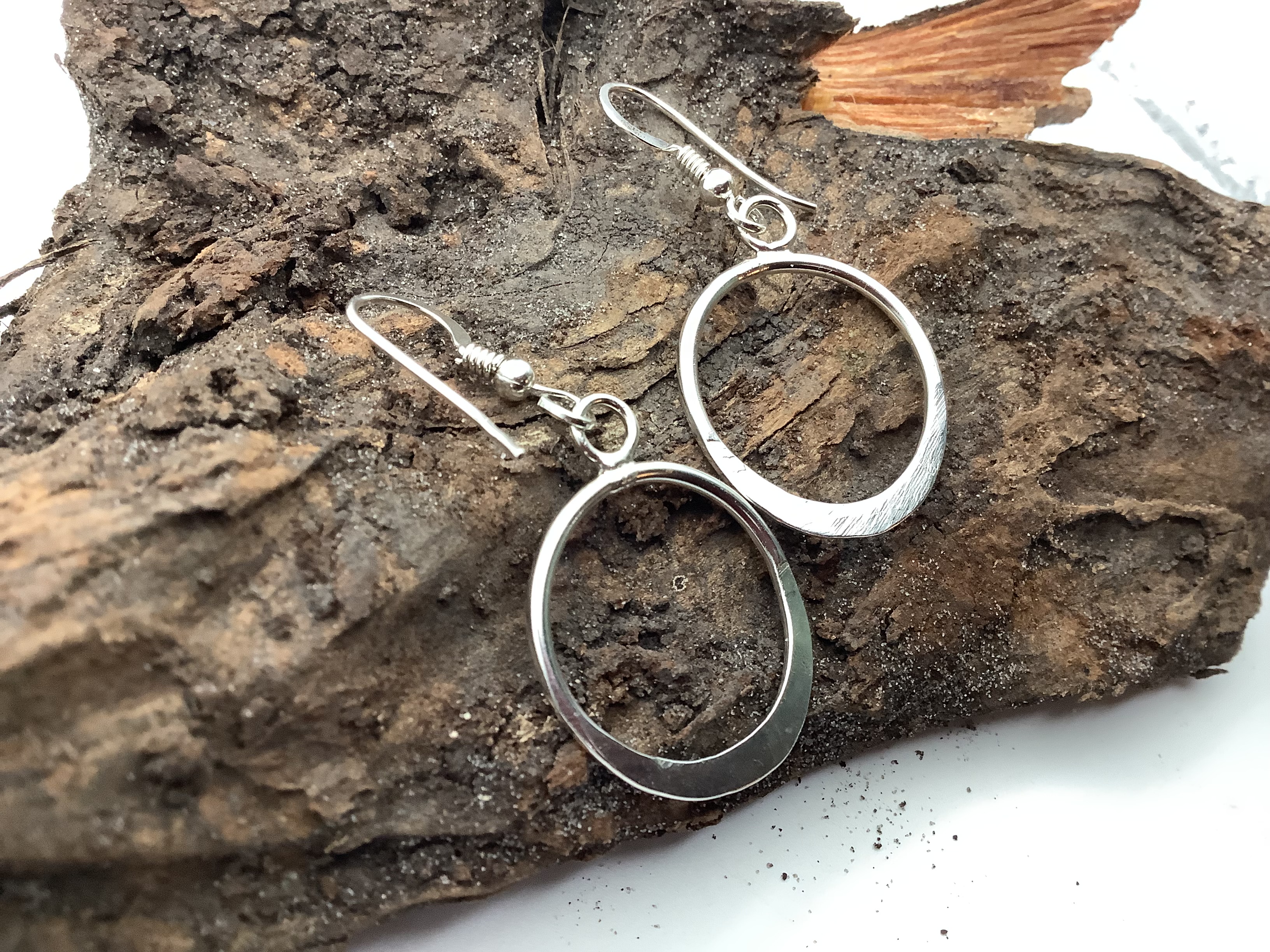 Silver Hoop Earrings