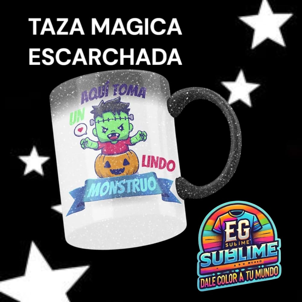 Taza mágica escarchada