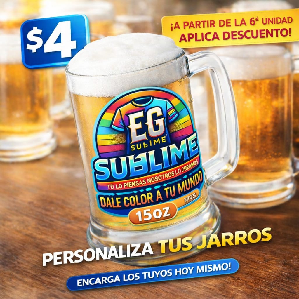 Jarro de cerveza personalizado