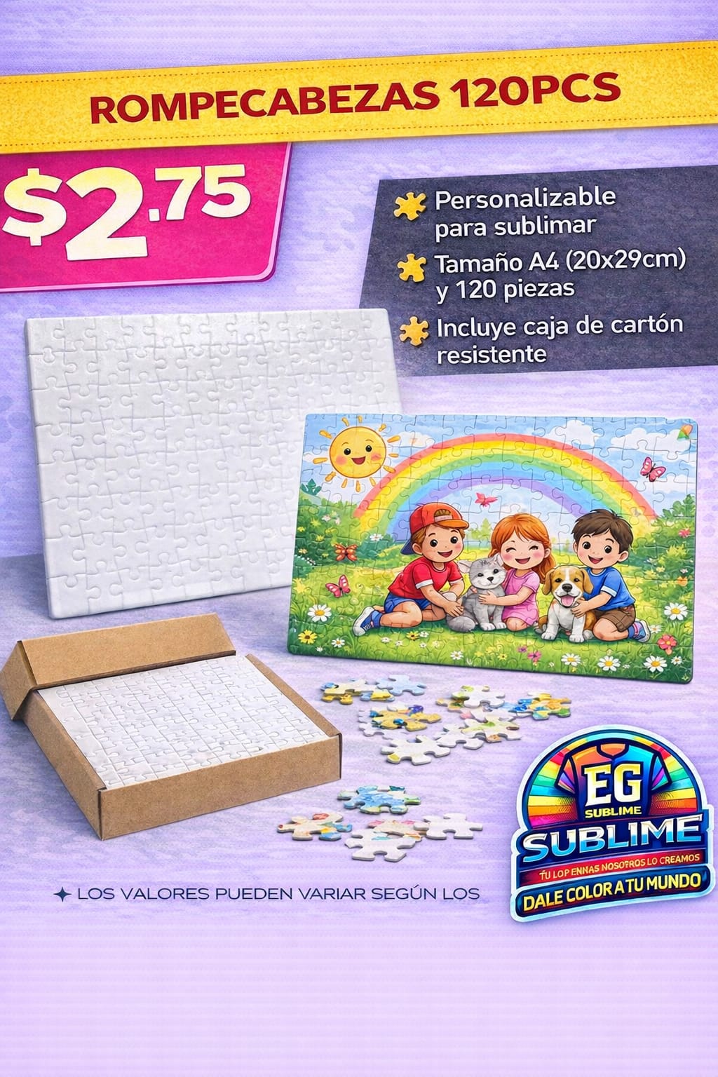 Rompecabeza Sublimable