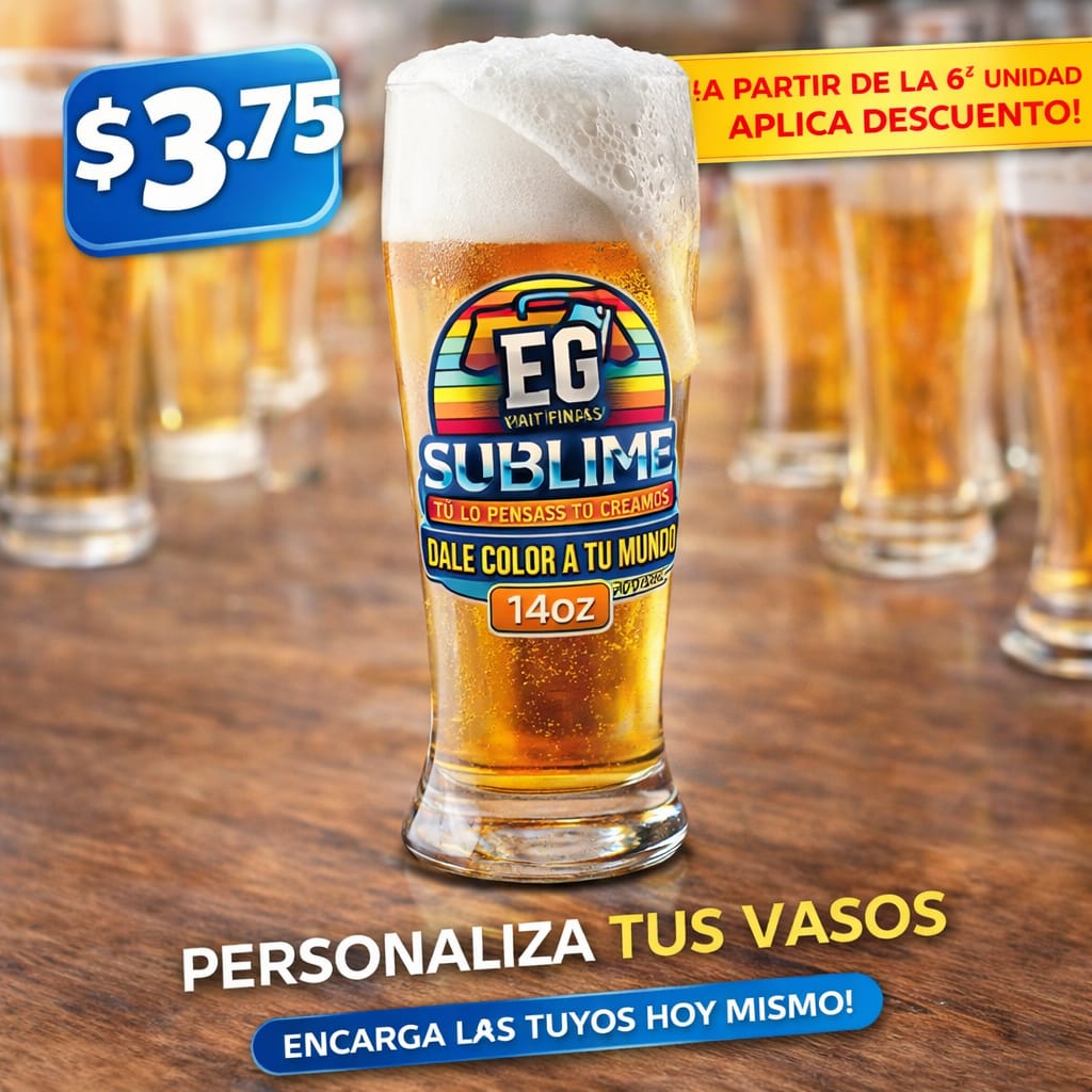 Vaso Personalizado 14oz