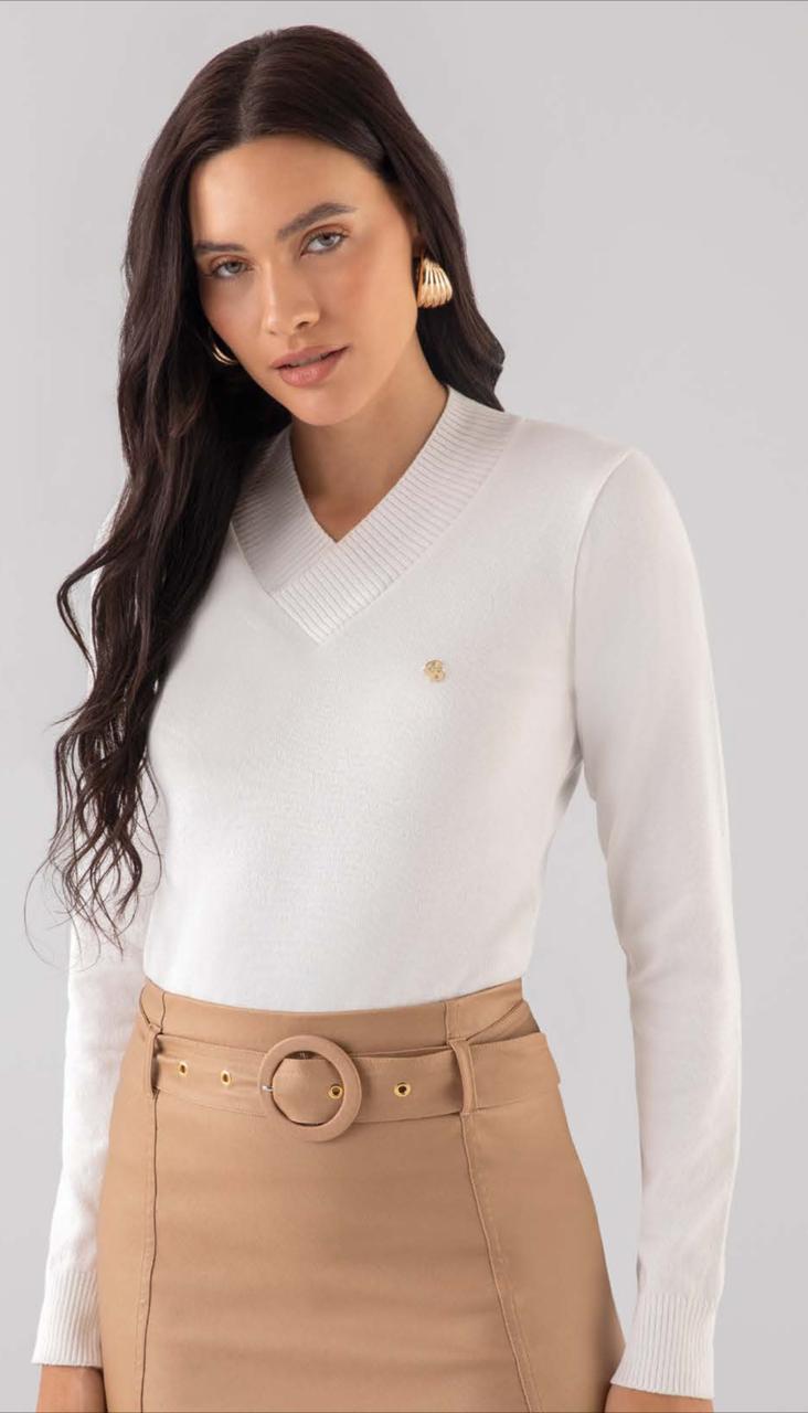 Blusa Branca Feminina