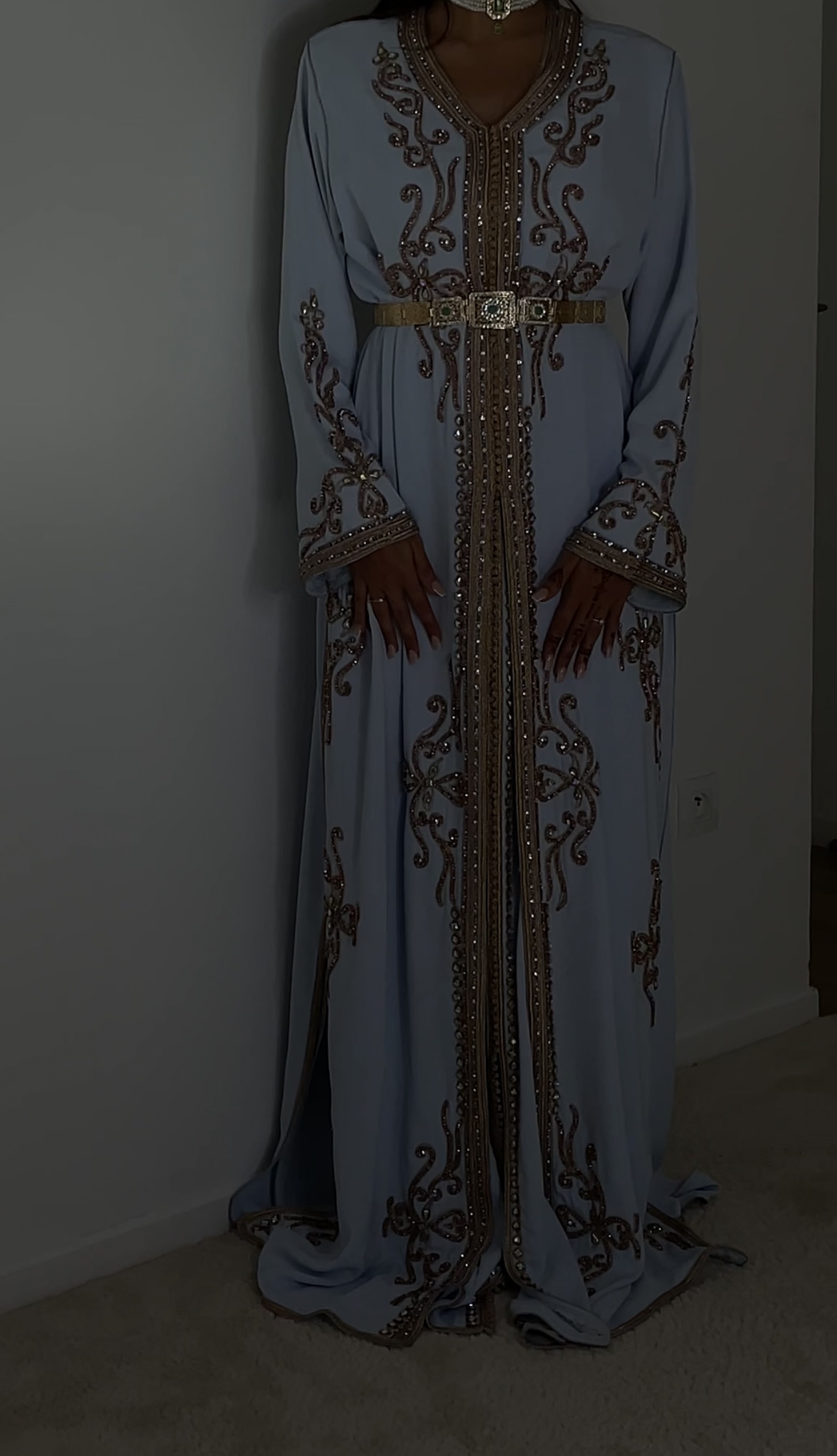 Caftan Bleu bébé 