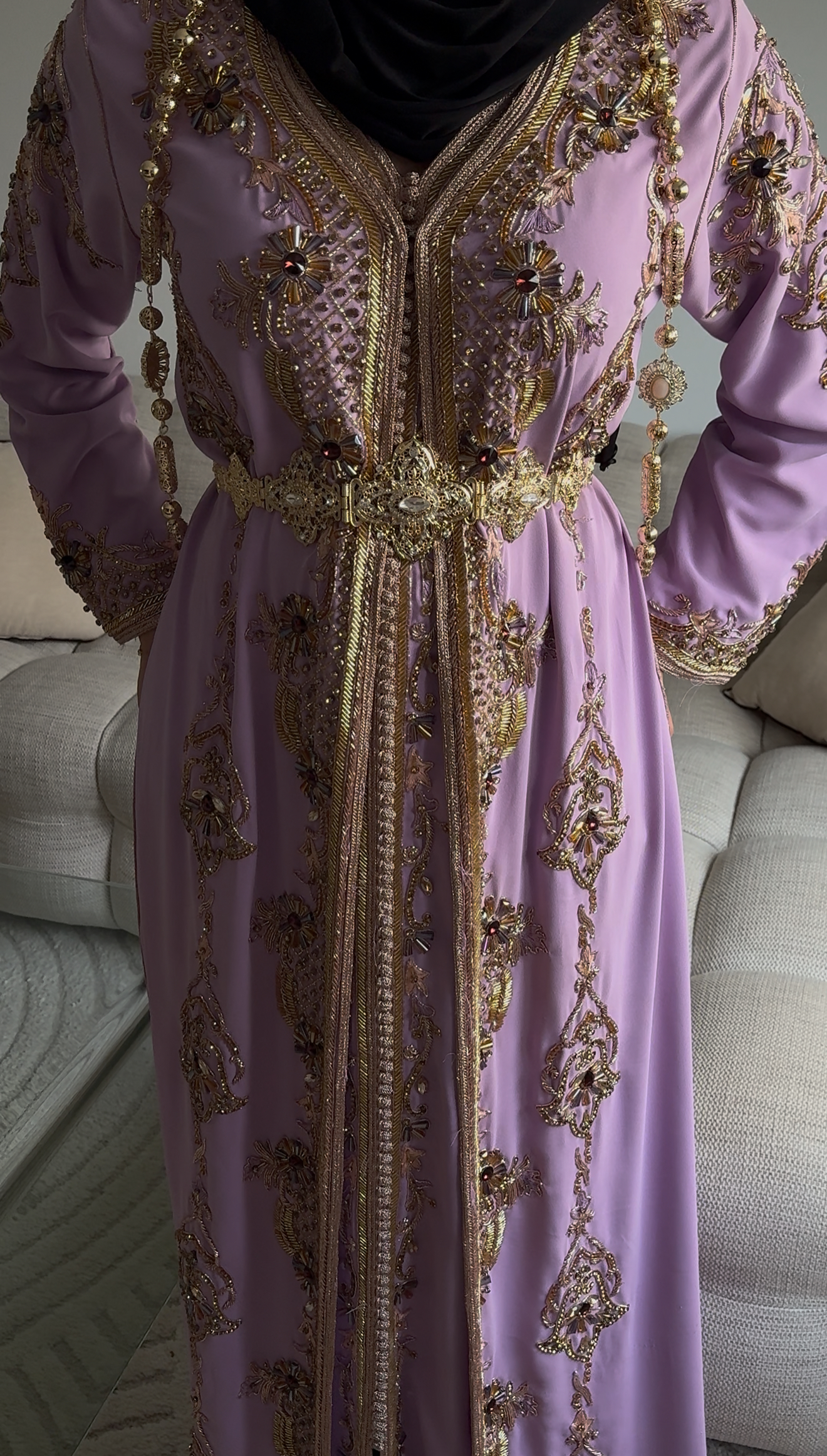 Caftan lila