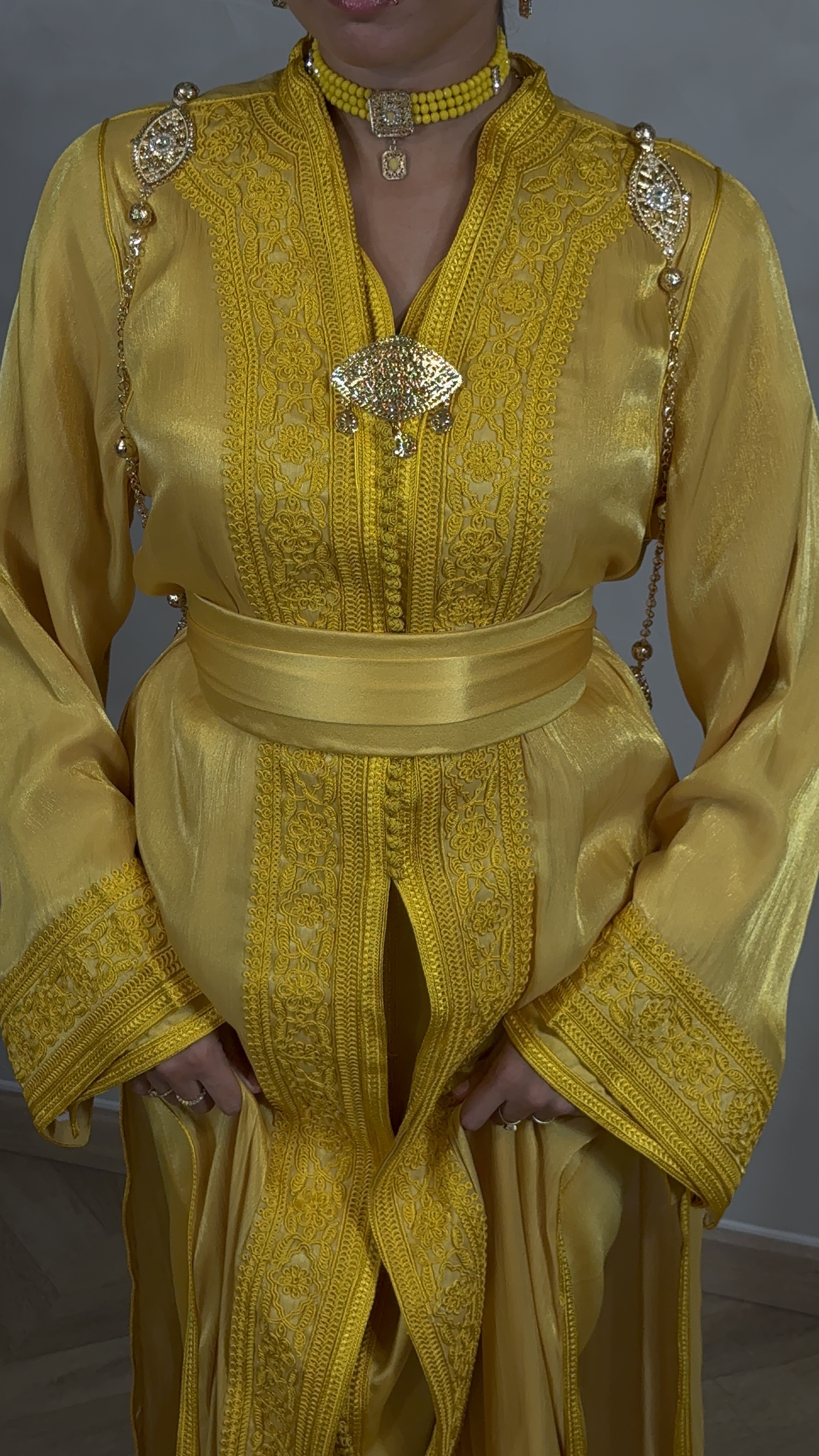 Caftan Organiza Jaune 