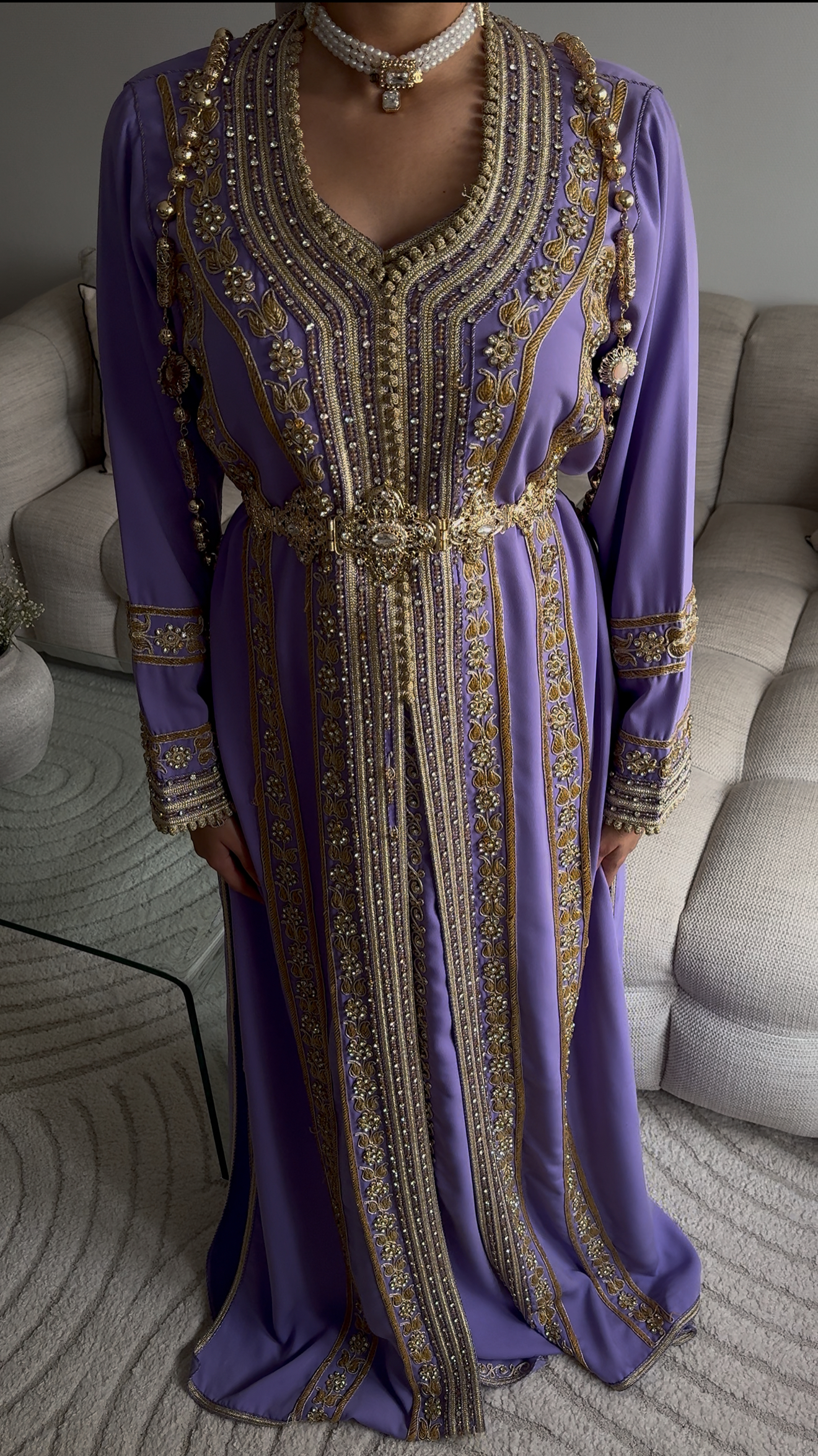 Caftan mauve