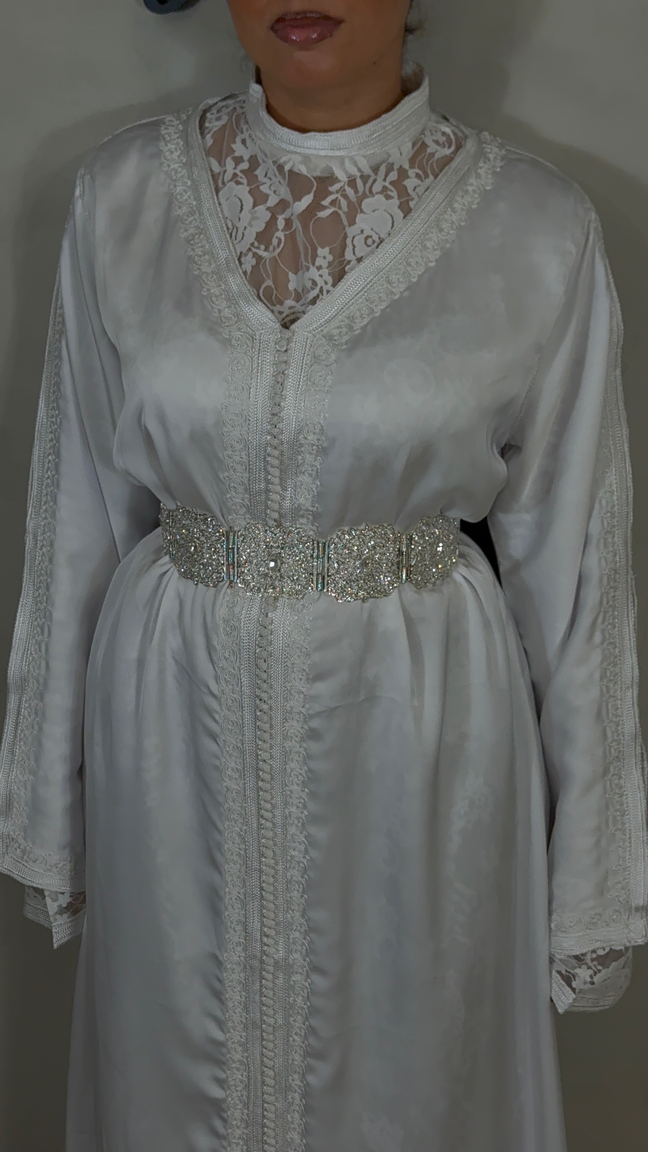 Caftan banc dentelle