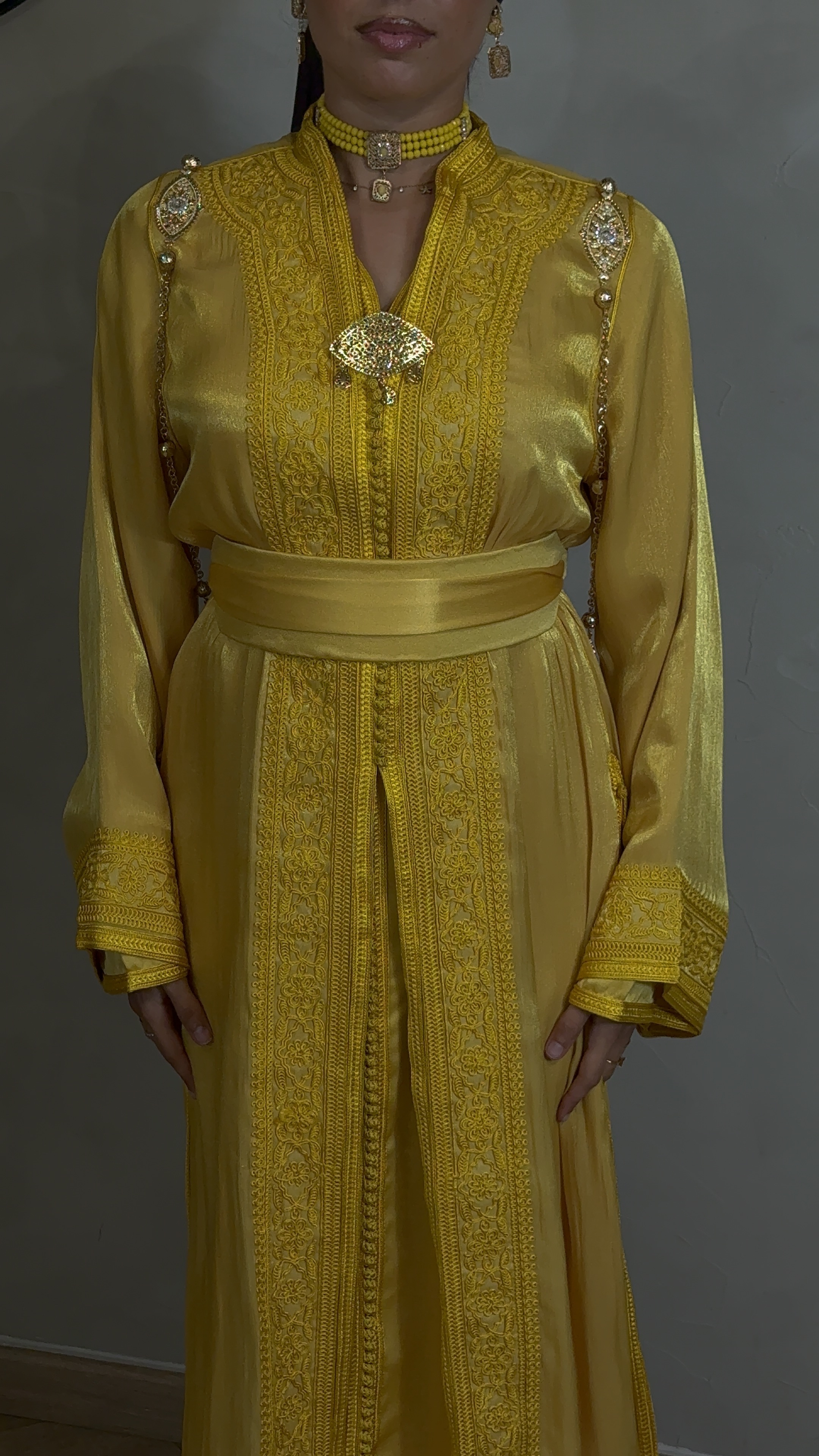 Caftan Organiza Jaune 