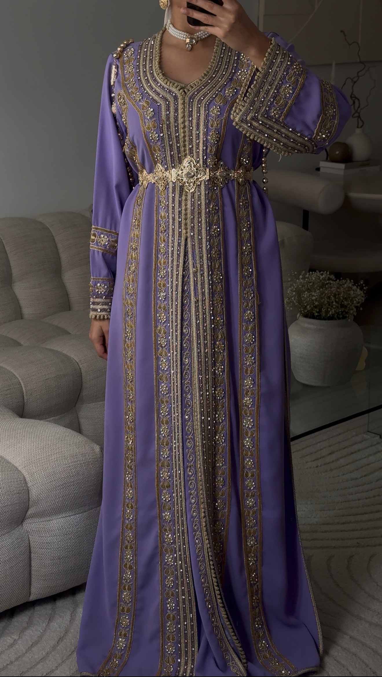 Caftan mauve