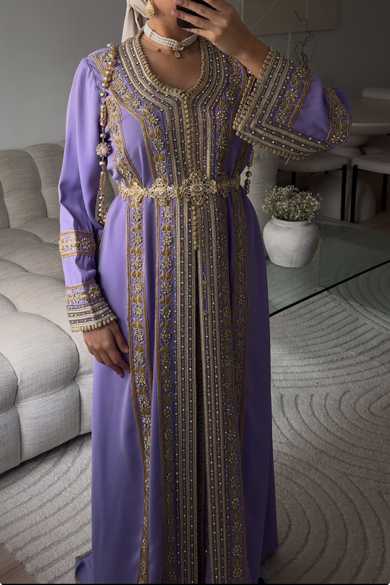 Caftan mauve