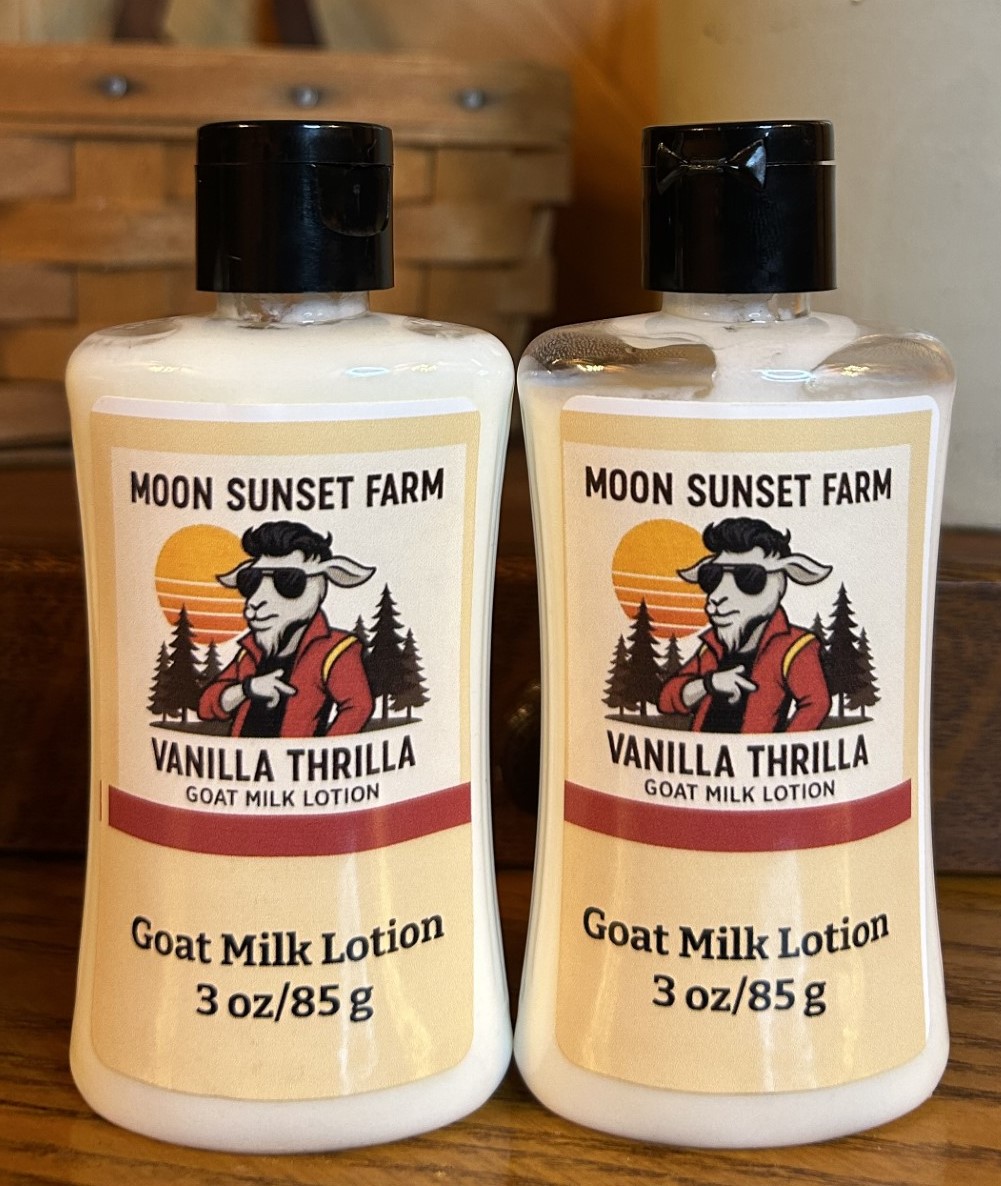 Vanilla Thrilla Goat Milk Lotion Travel Size