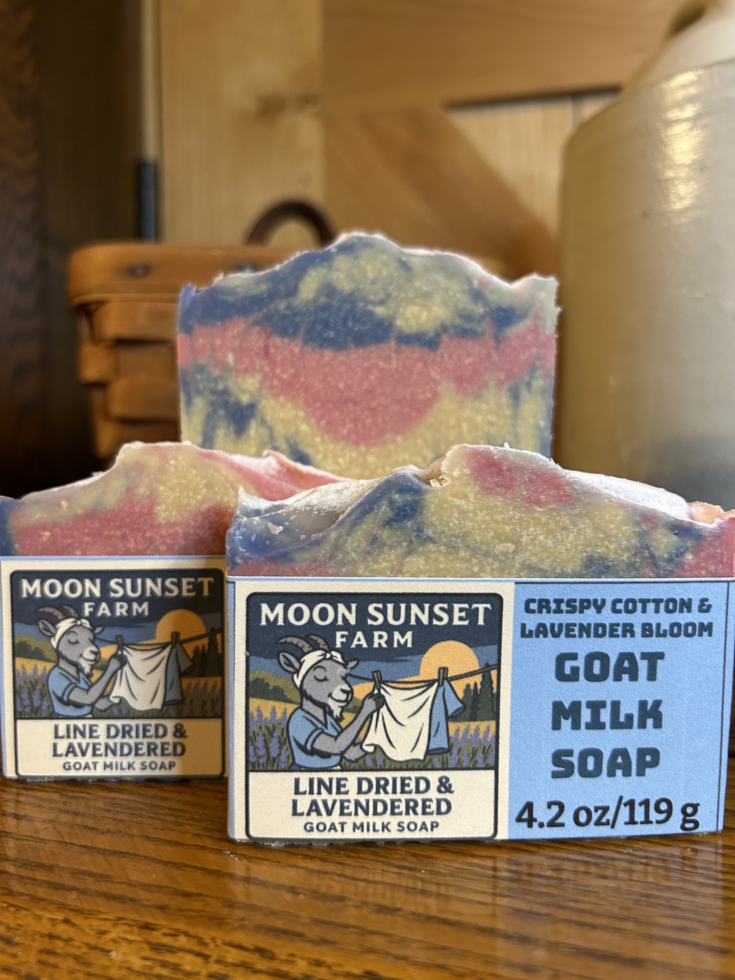 Line Dried & Lavendered Goat Milk Soap - Batch 2