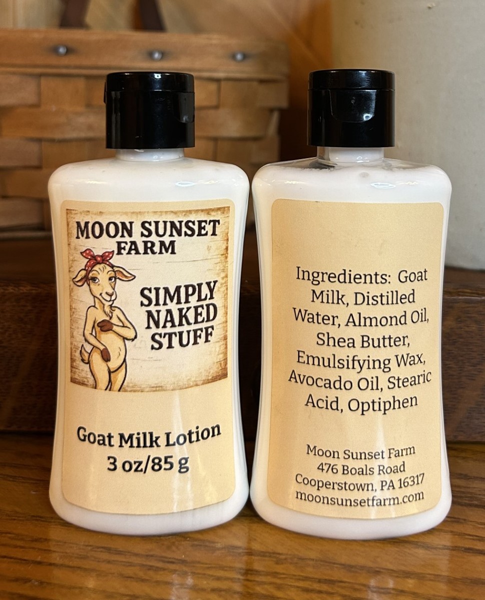 Simply Naked Stuff Unscented Goat Milk Lotion Travel Size