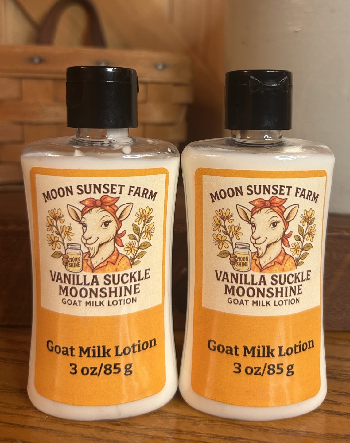 Vanilla Suckle Moonshine Goat Milk Lotion Travel Size