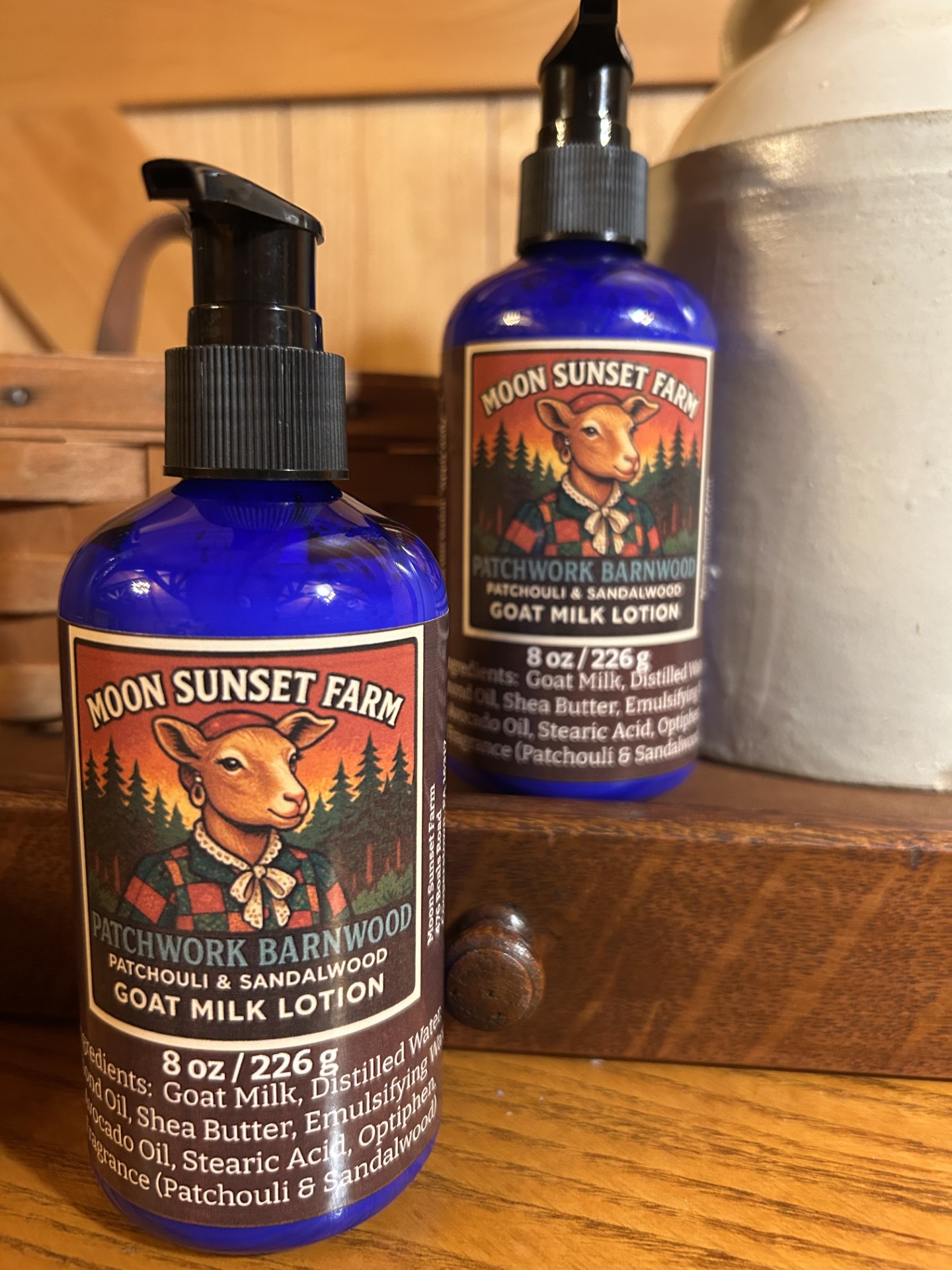 Patchwork Barnwood Goat Milk Lotion