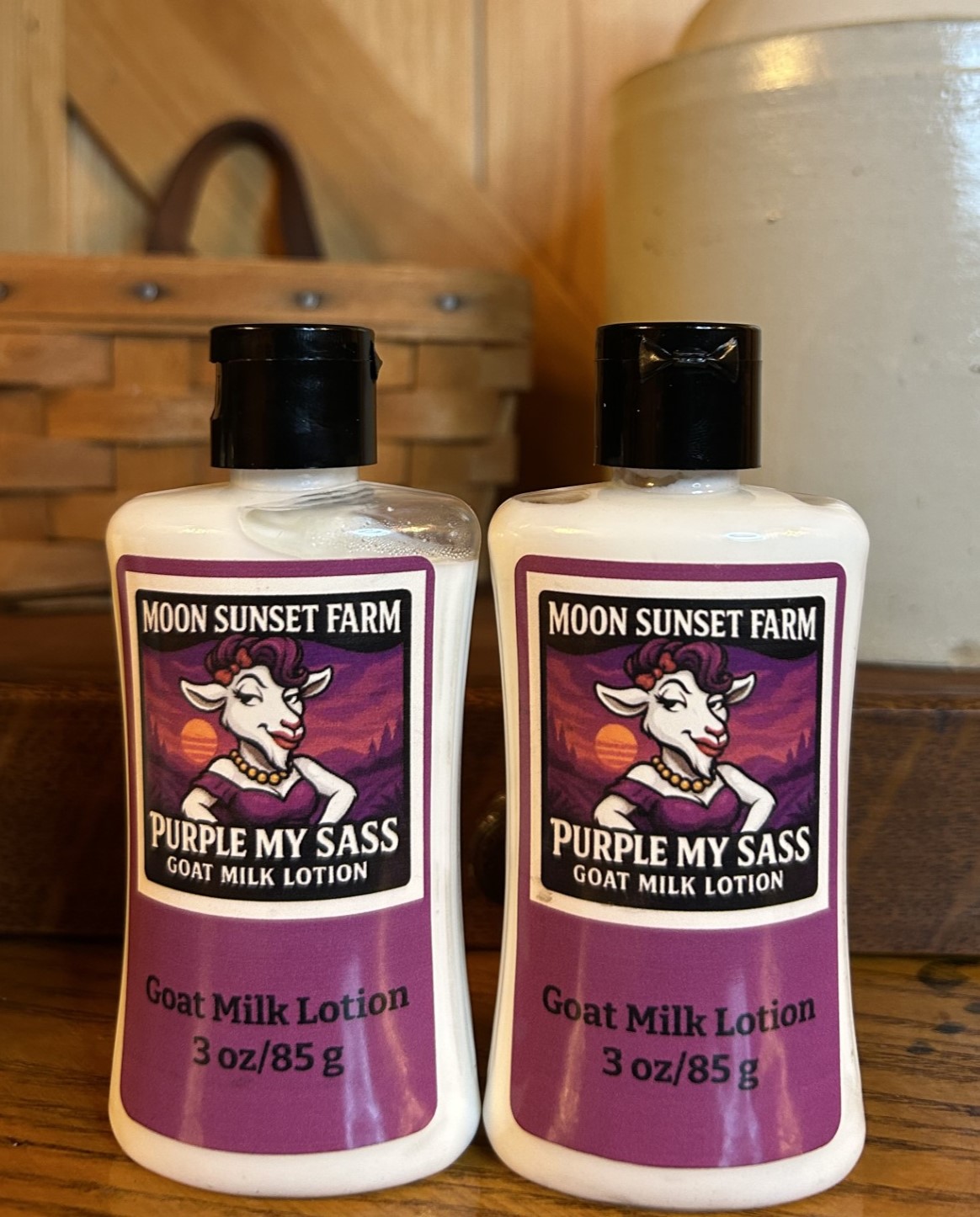 Purple My Sass Goat Milk Lotion Travel Size