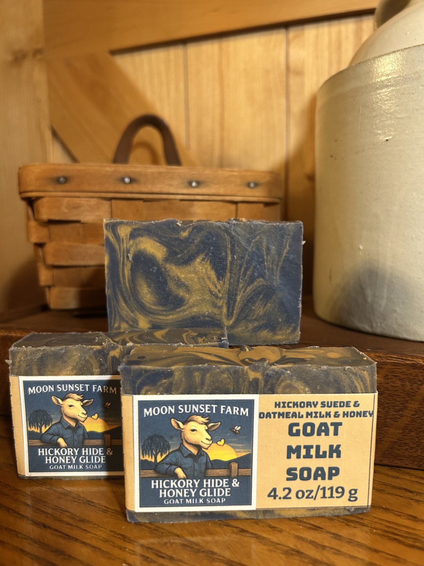 Hickory Hide & Honey Glide Goat Milk Soap - Batch 1