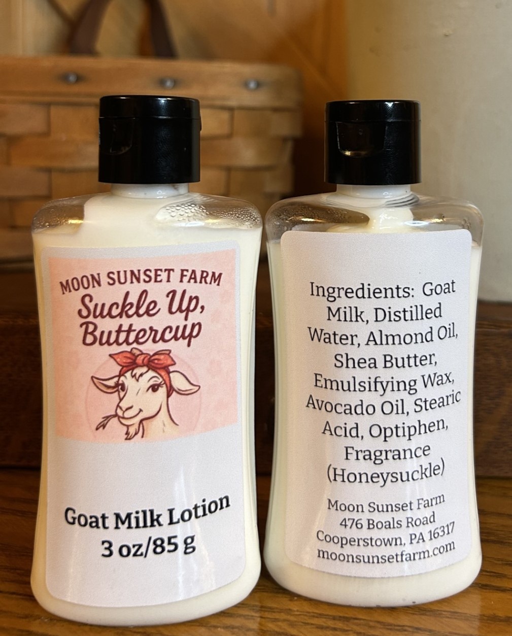 Suckle Up Buttercup Goat Milk Lotion Travel Size