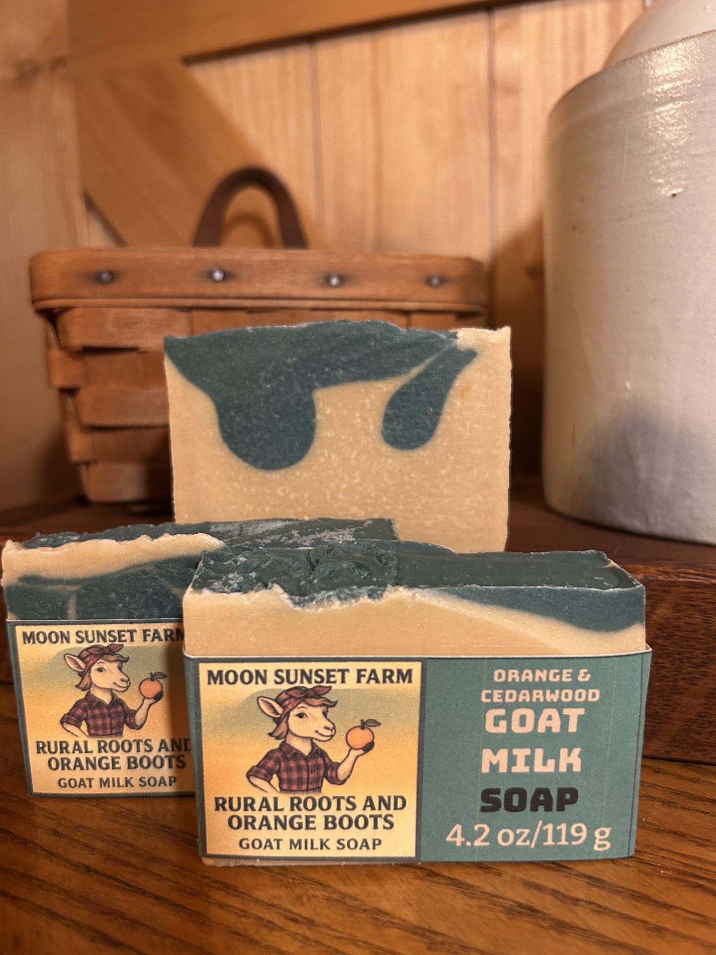 Rural Roots and Orange Boots Goat Milk Soap - Batch 1 (READY DATE: 11/1)