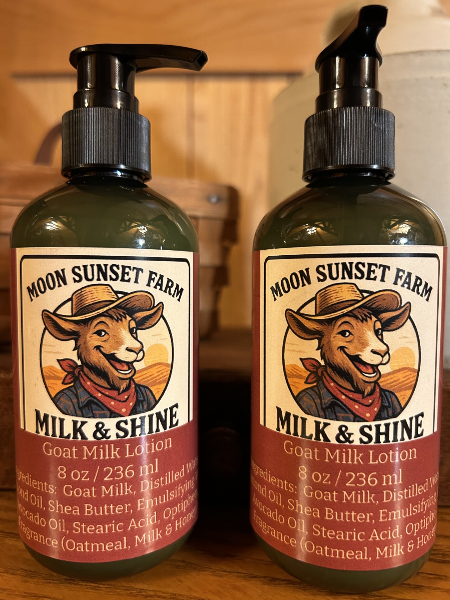 Milk & Shine Goat Milk Lotion (Green Bottle)