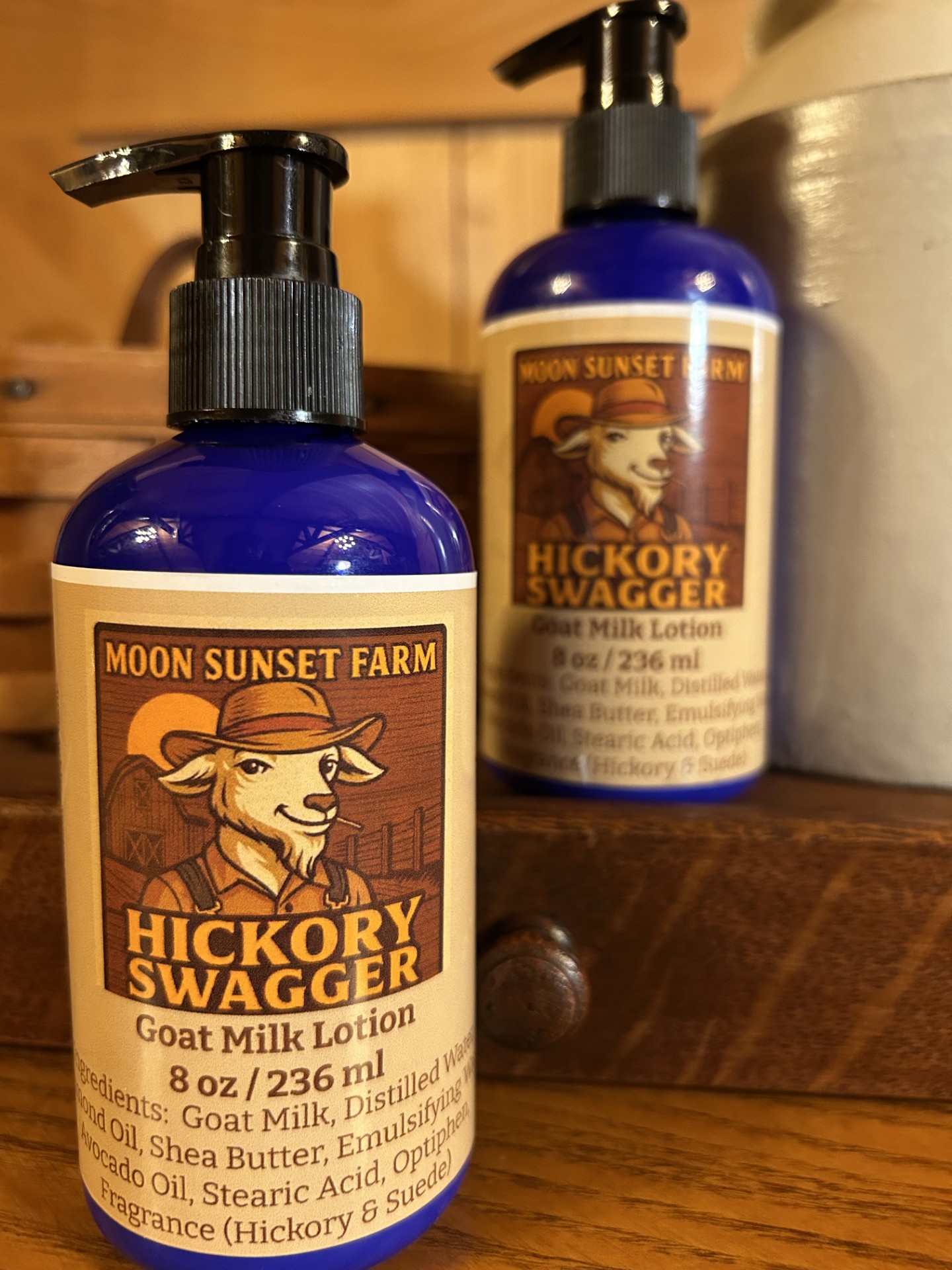 Hickory Swagger Goat Milk Lotion (Blue Bottle)