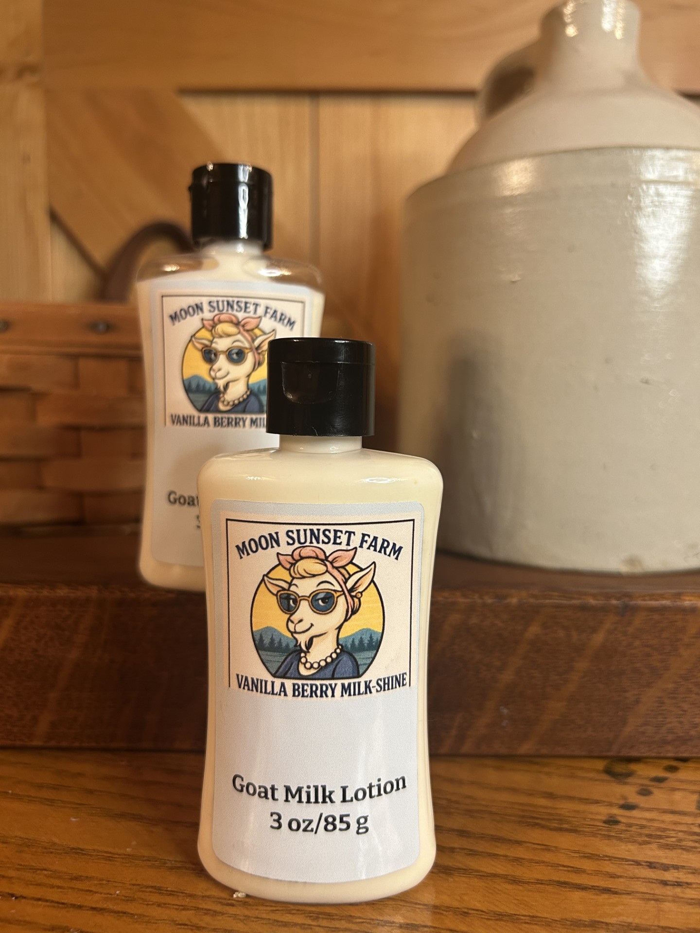 Vanilla Berry Milk-Shine Goat Milk Lotion Travel Size