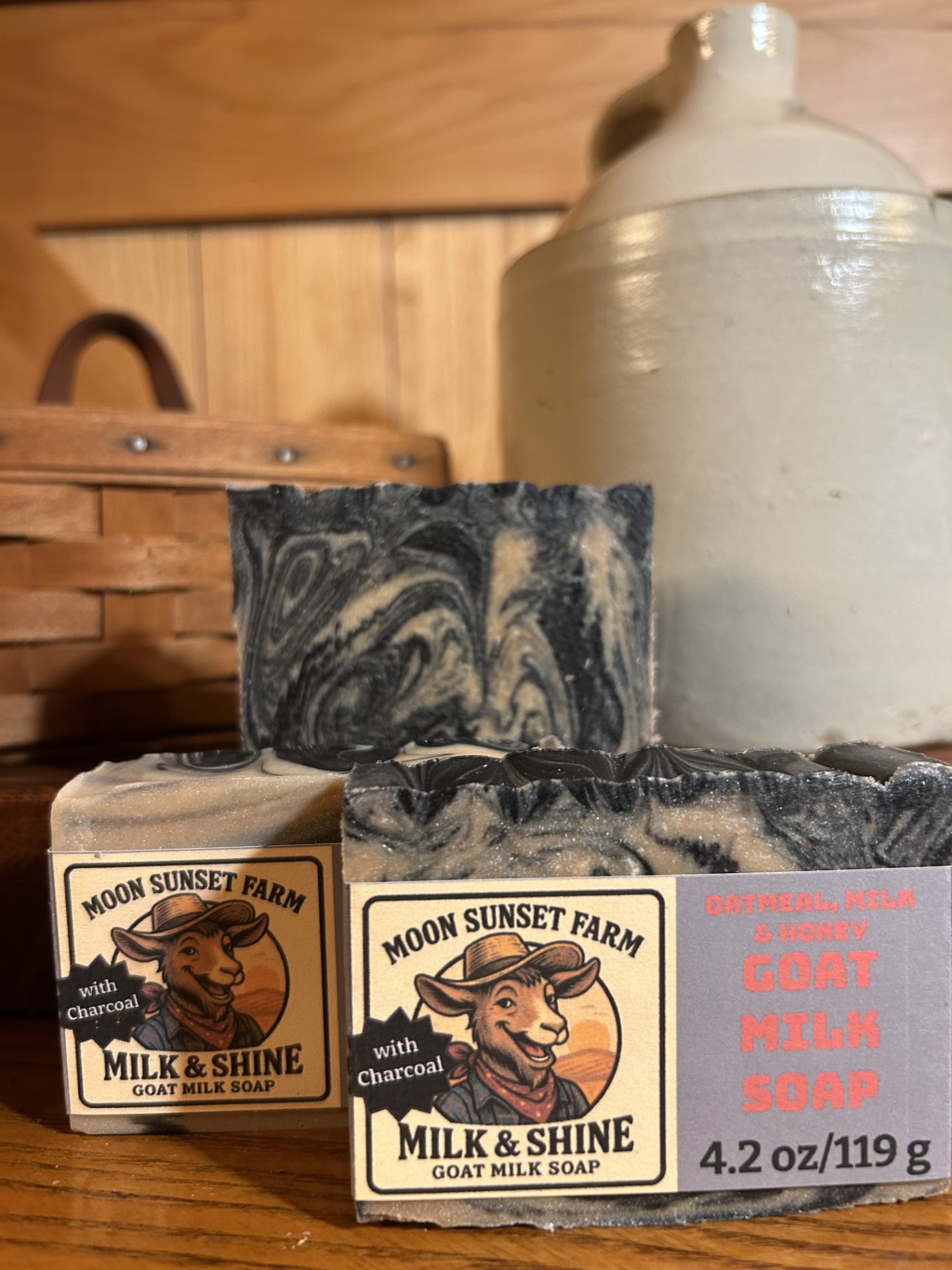 Milk & Shine with Charcoal Goat Milk Soap - Batch 1