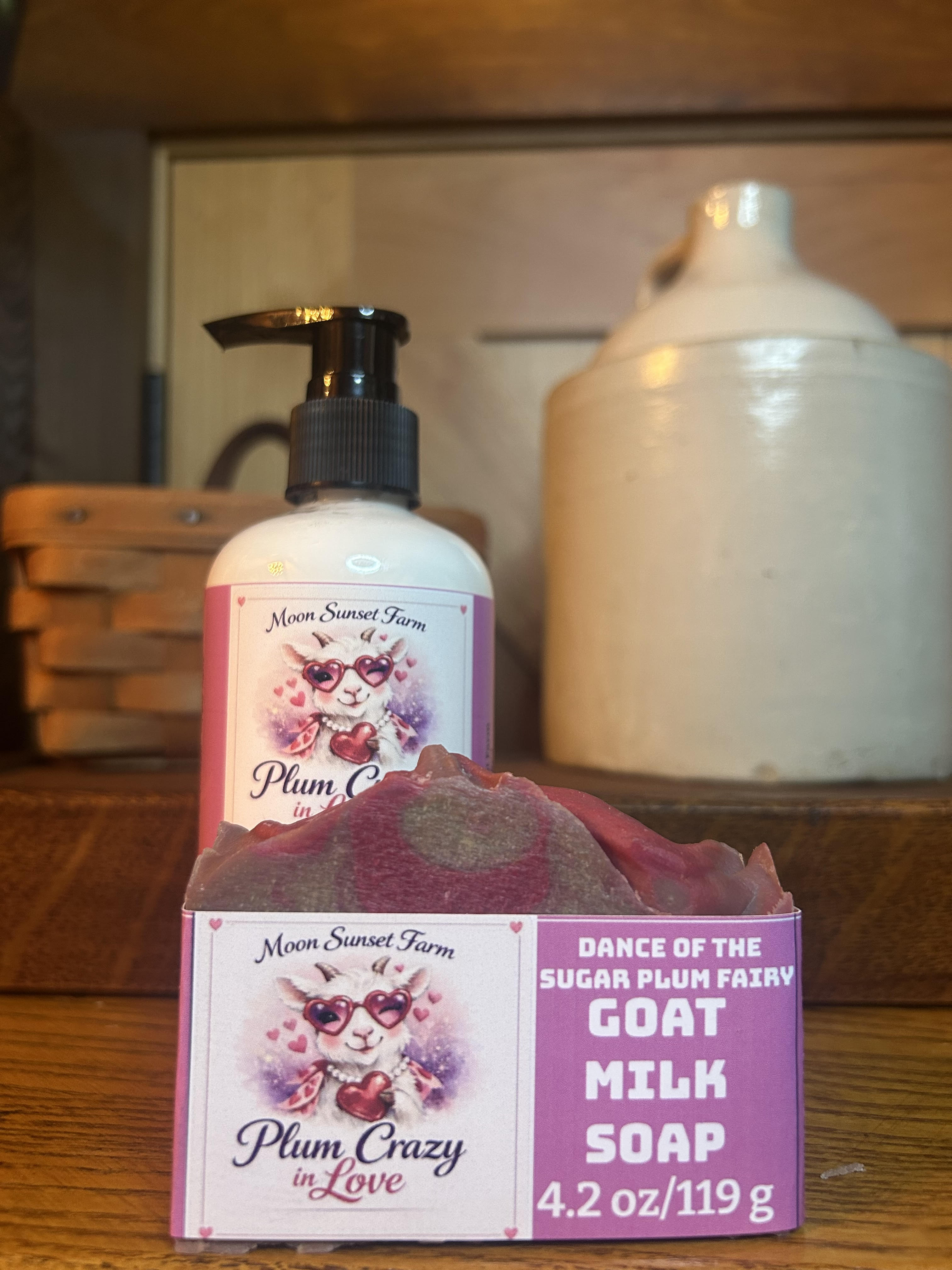 Plum Crazy in Love Goat Milk Soap & Lotion set