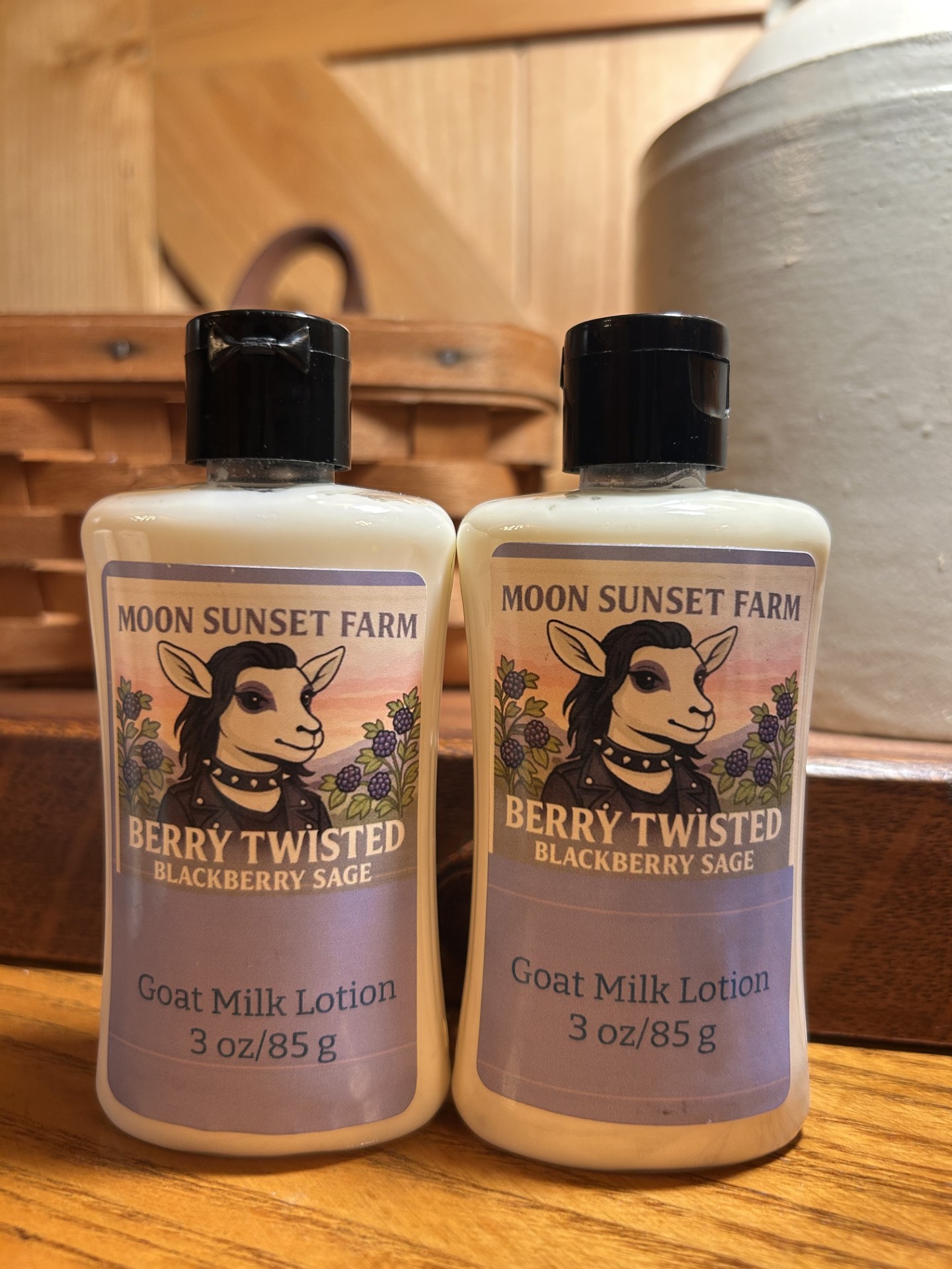 Berry Twisted Goat Milk Lotion Travel Size