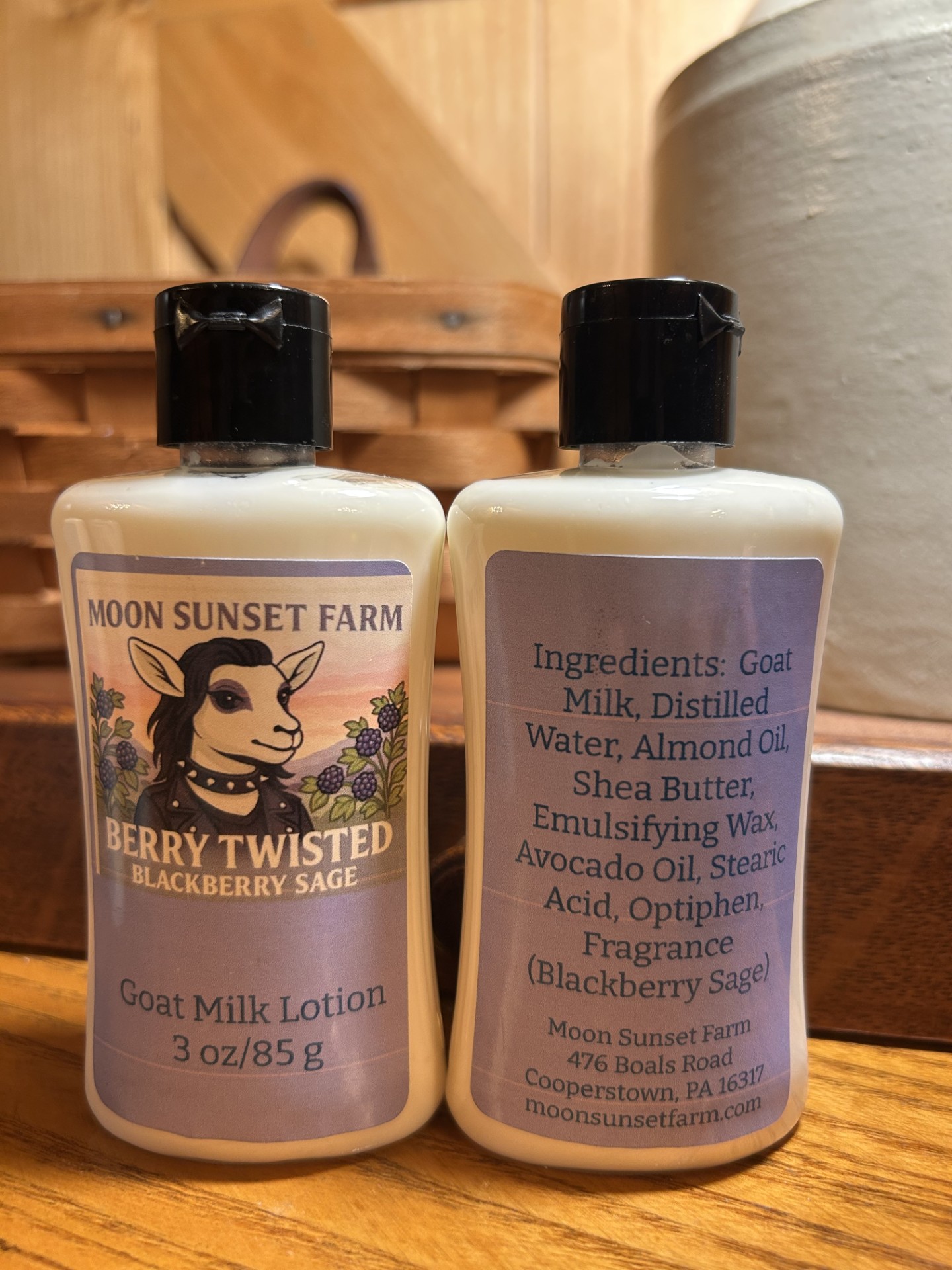 Berry Twisted Goat Milk Lotion Travel Size