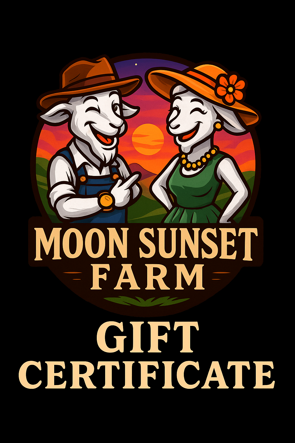 Moon Sunset Farm Gift Certificate