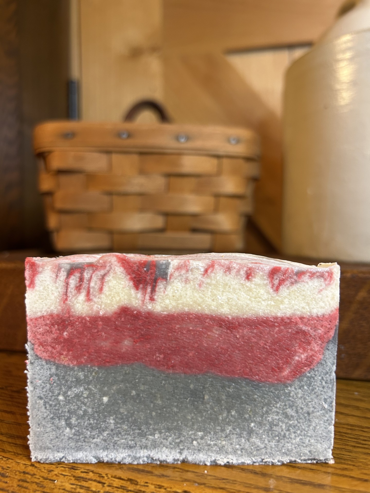Candy Cane with Charcoal Goat Milk Soap - Batch 1