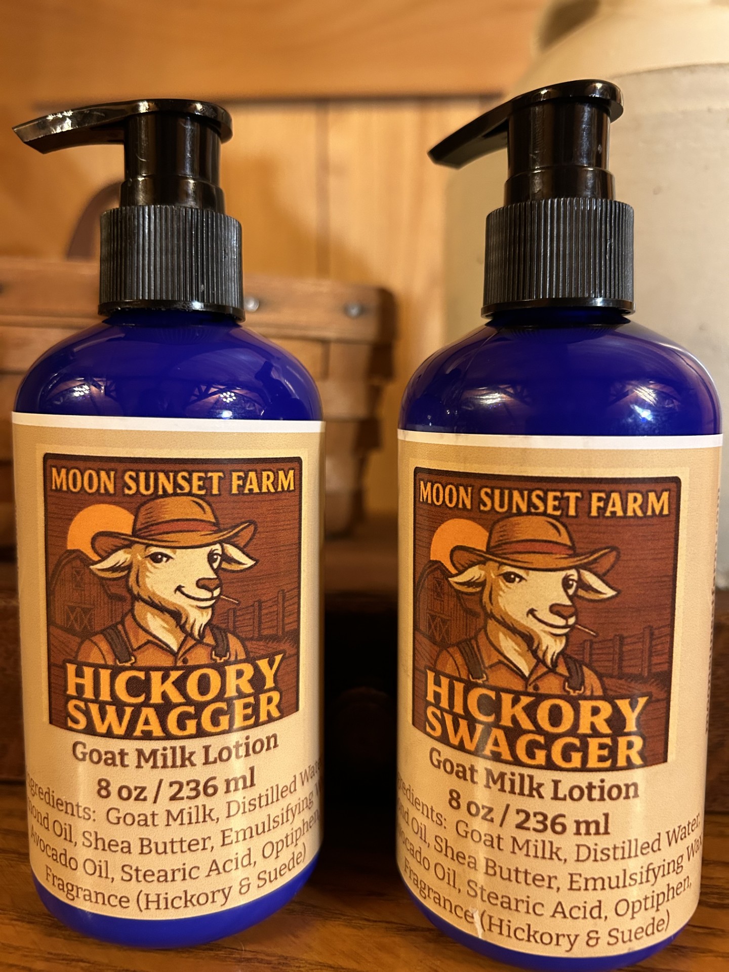 Hickory Swagger Goat Milk Lotion (Blue Bottle)