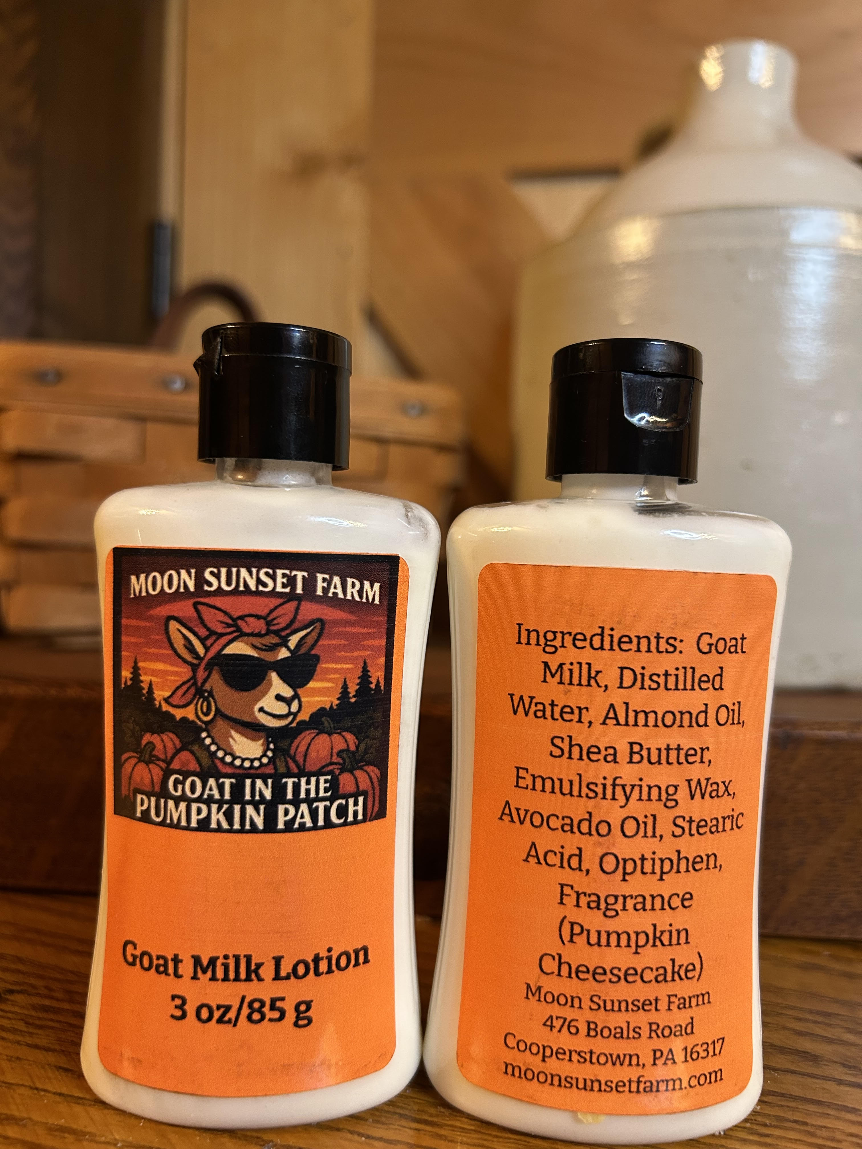 Goats in the Pumpkin Patch Goat Milk Lotion Travel Size
