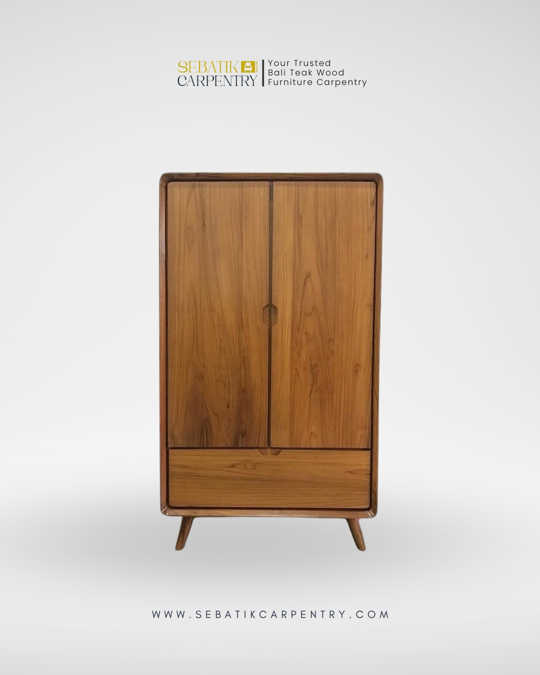 Mid-Century Teak Cabinet by Sebatik Carpentry