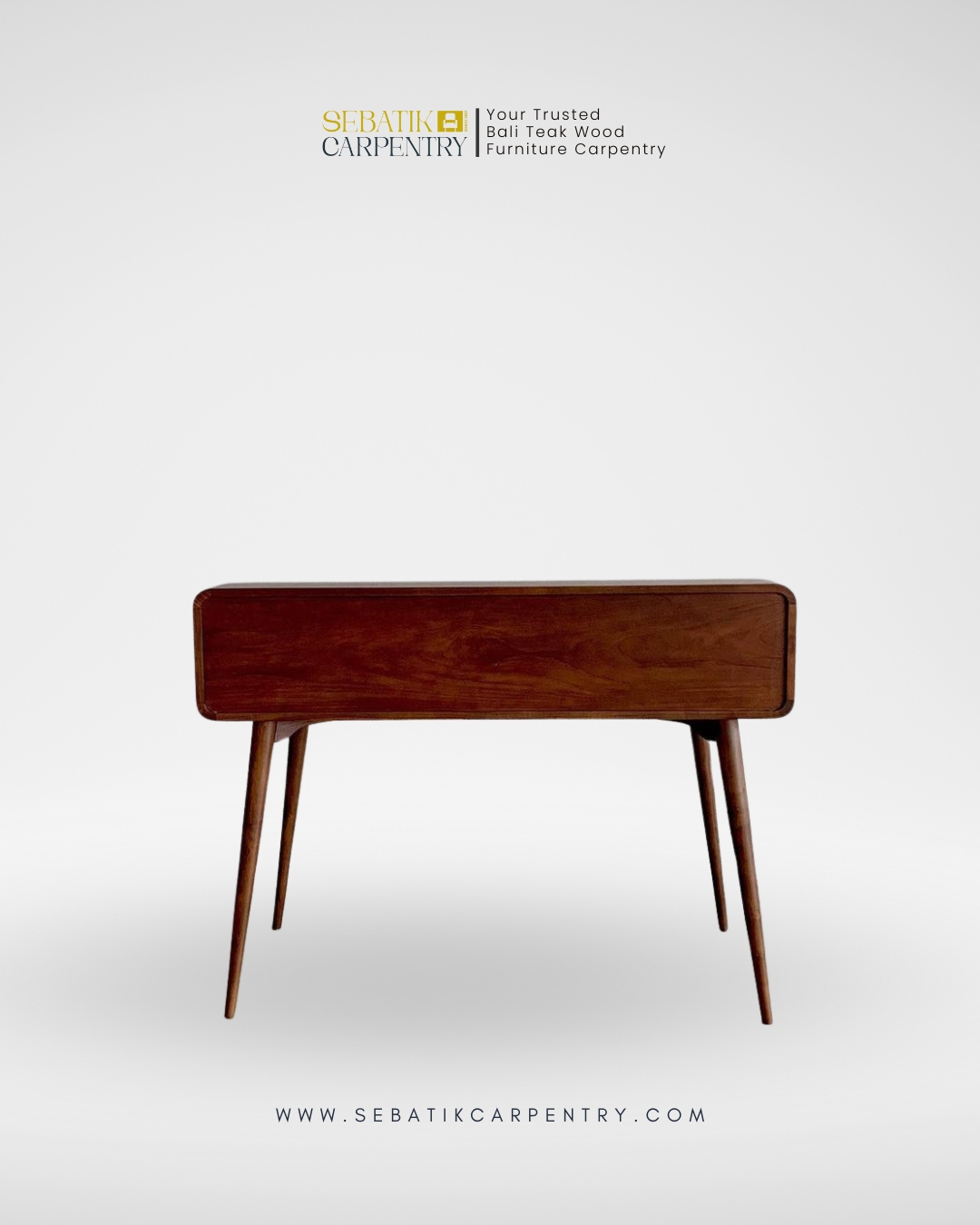 Mid-Century Writing Desk by Sebatik Carpentry