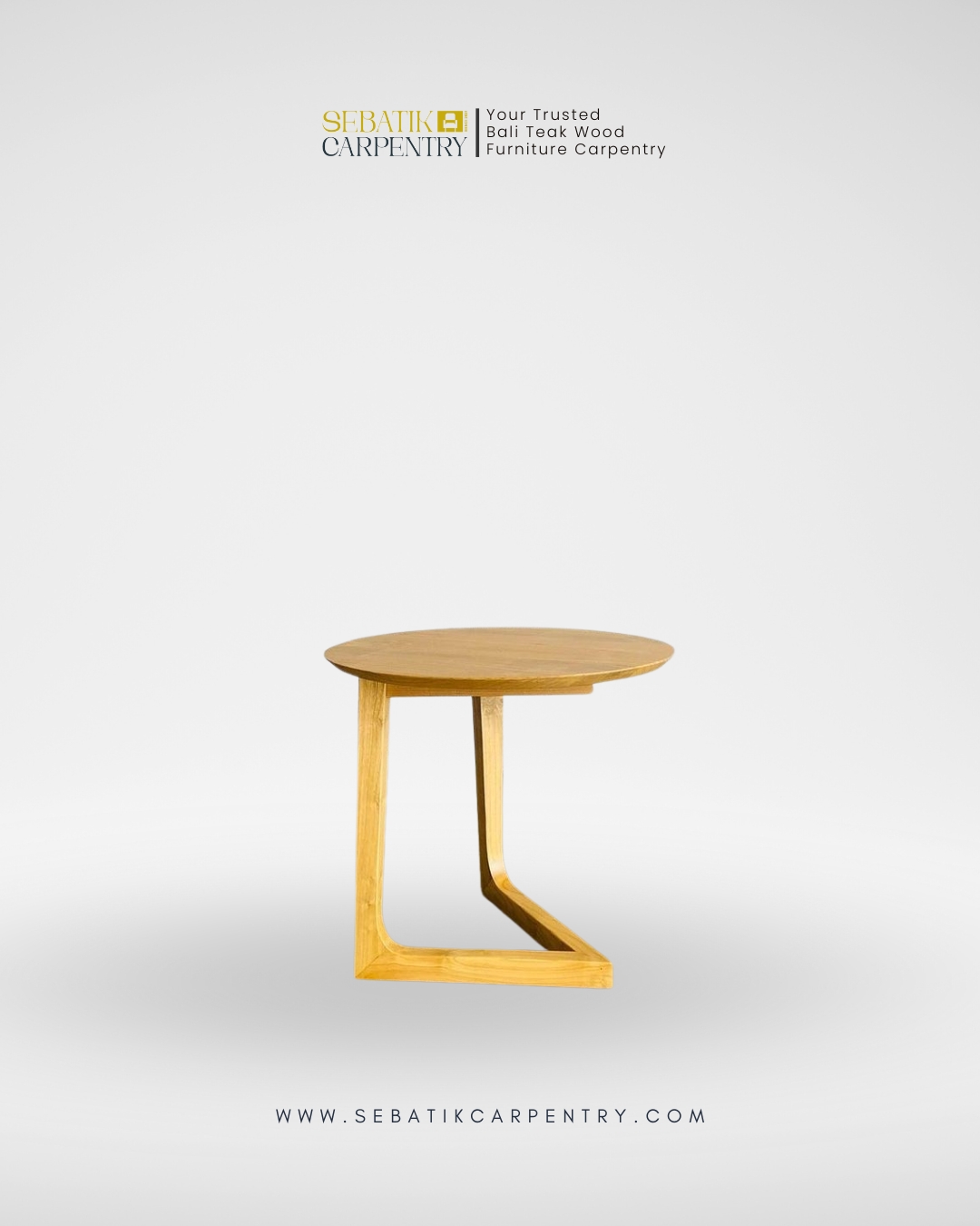 Minimalist Side Table by Sebatik Carpentry