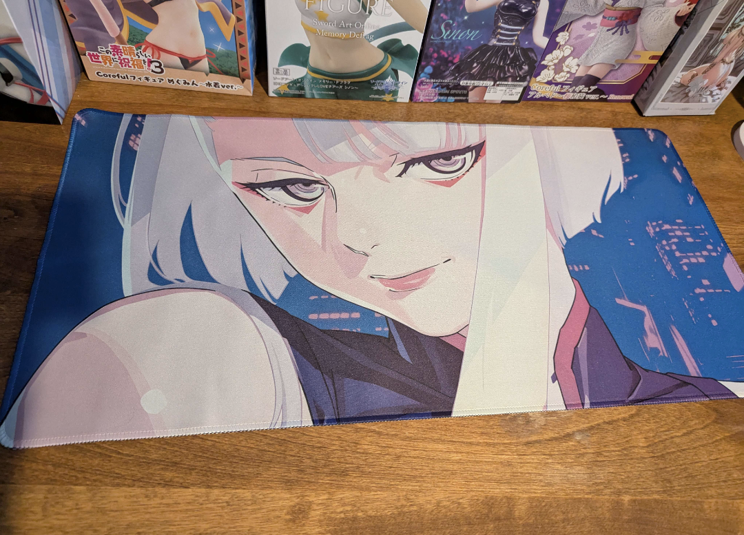 Cyberpunk desk mat