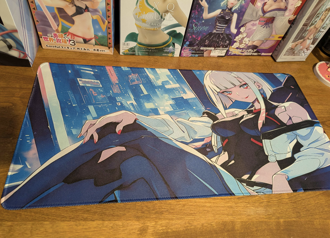Cyberpunk Lucy desk mat