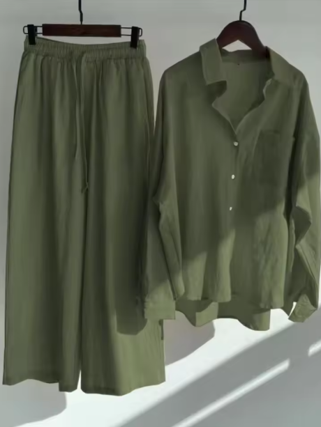 Green Loungewear Set